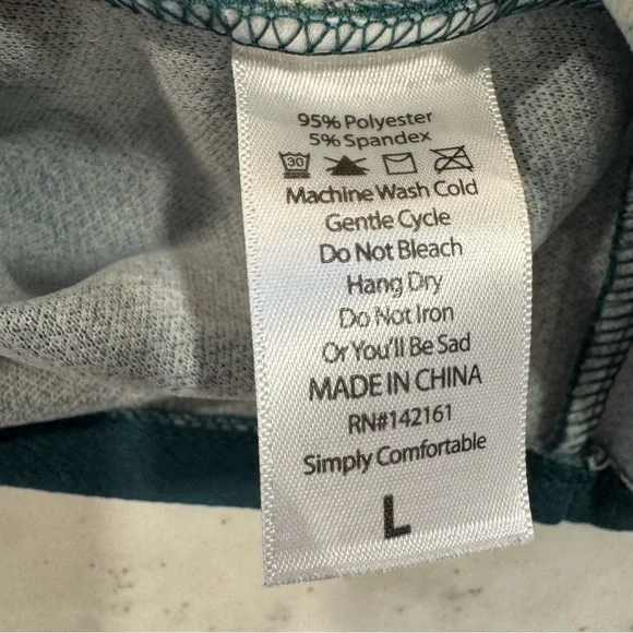 EUC LuLaRoe Cassie Pencil Skirt Women’s Large Floral Rose Teal Green Stretch - Picture 5 of 8